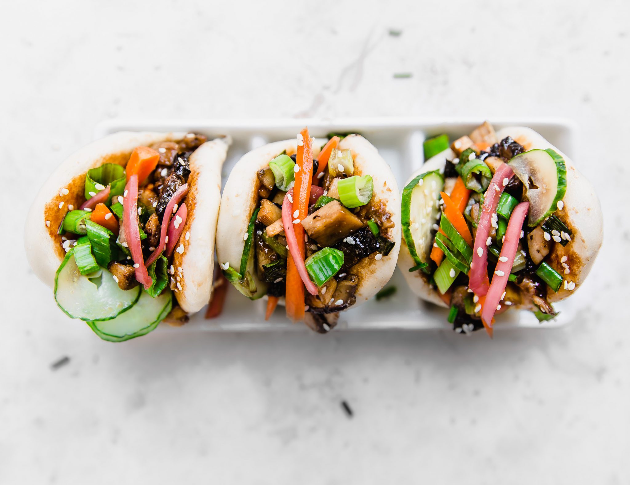 Asian Bao Bun Taco