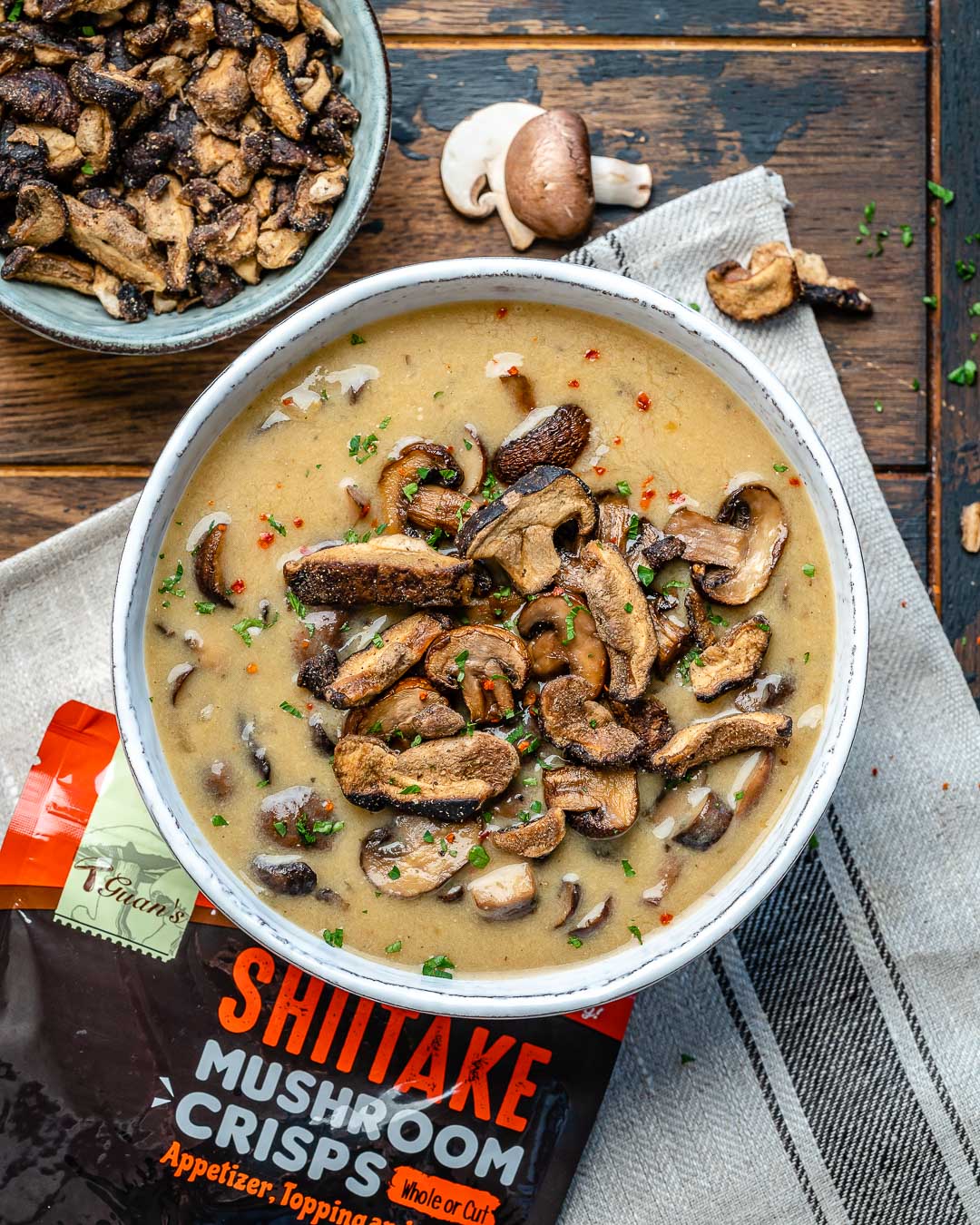 Shiitake Mushroom Crisps